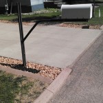 designer concrete curbing